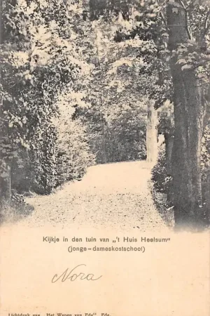 Heelsum Kijkje in den tuin van \\ Popularny