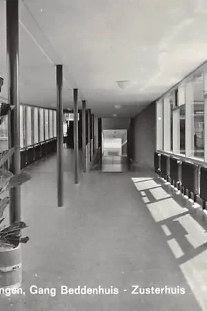 Oryginalny Groningen Diakonessenhuis Gang Beddenhuis Zusterhuis 1968 HC13475