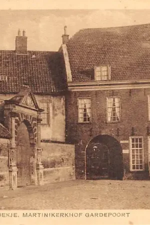 Groningen Oud hoekje Martinikerkhof Gardepoort HC13543 Ekspresowa dostawa