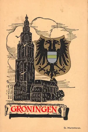 Groningen Martinitoren Nederland Serie I - No. 9. 1940 HC13515 Wyprzedaż
