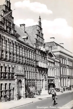 Groningen Oude Boteringestraat Paleis van Justitie 1965 HC13424 Nowość