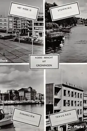 Groningen Koersbericht 1962 HC13449 Oryginalny