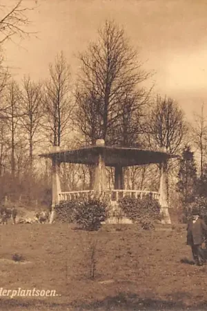 Groningen Noorderplantsoen Muziektent 1913 HC11842 Autentyczny