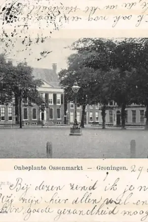 Groningen Onbeplante Ossemarkt 1903 HC11439 Kup teraz