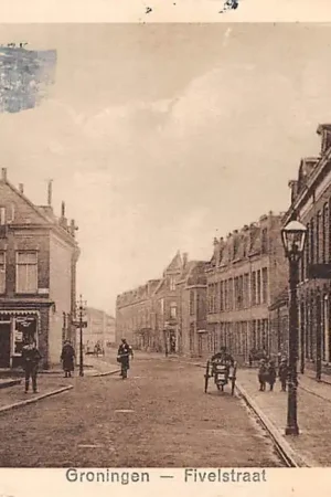 Groningen Fivelstraat in de jaren 30 HC10741 Premium