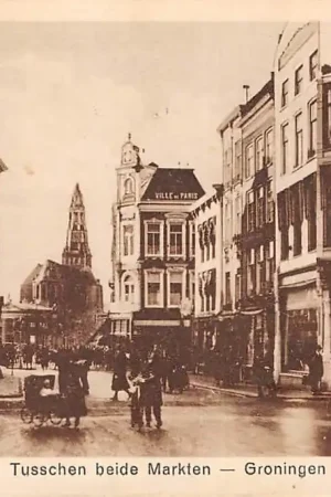 Groningen Tusschen beide Markten 1928 HC10443 Szybka dostawa