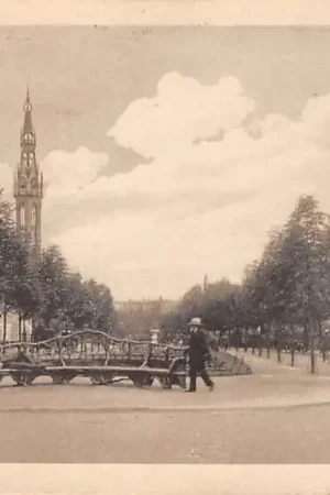 Groningen Heeresingel 1917 HC9528 Autentyczny