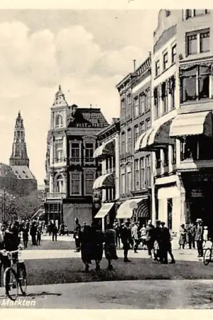 Groningen Tusschen beide Markten HC9518 Autentyczny