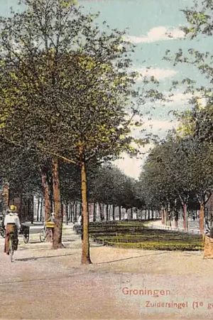 Rabat Groningen Zuidersingel (1e gedeelte) 1915 HC9465