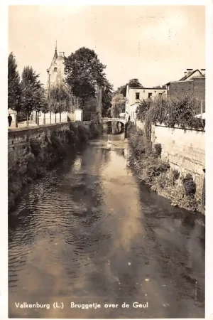 Valkenburg (LB) Bruggetje over de Geul 1957 HC60334 Kup teraz