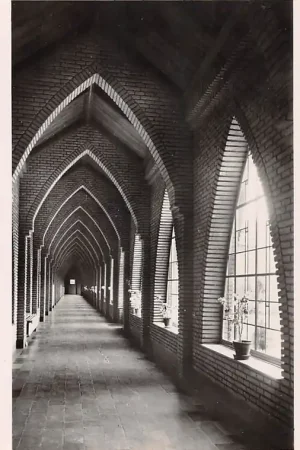 Rabat Oostrum Noviciaat St. Paschalis Een der Pand.gangen 1949 Venray HC43507