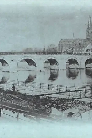 Maastricht Maas met Maasbrug en gezicht op Wijk HC21132 Niska cena