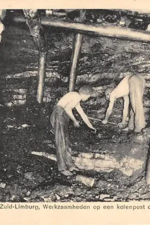 Najlepsza cena Lutterade Staatsmijn Emma Zuid-Limburg Kolenpost op 410 meter diepte Sittard Geleen 1928 Mijn HC5694