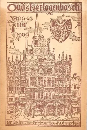 Rabat Oud - 's-Hertogenbosch Tentoonstelling van 9 - 23 Juli 1923 Afbeelding Het Raethuijs A.D. 1632 HC58182