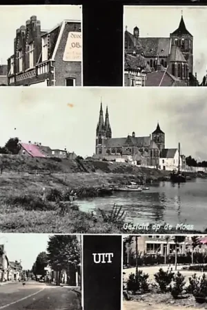 Land van Cuijk Cuyk Molenstraat Grotestraat Gezicht op de Maas Wilhelminapark HC53008 Zamów teraz