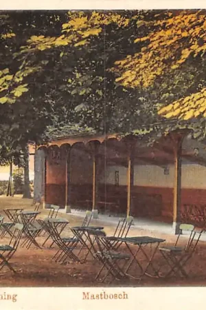 Oryginalny Ginneken bij Breda Speeltuin van de Uitspanning Mastbosch 1934 HC52948