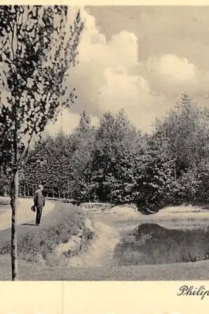 Eindhoven Philips de Jongh Wandelpark 1935 HC51636 Autentyczny