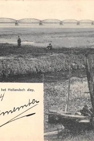 Szybka dostawa Willemsdorp Brug over het Hollandsch Diep 1900 Dordrecht Moerdijk HC48752