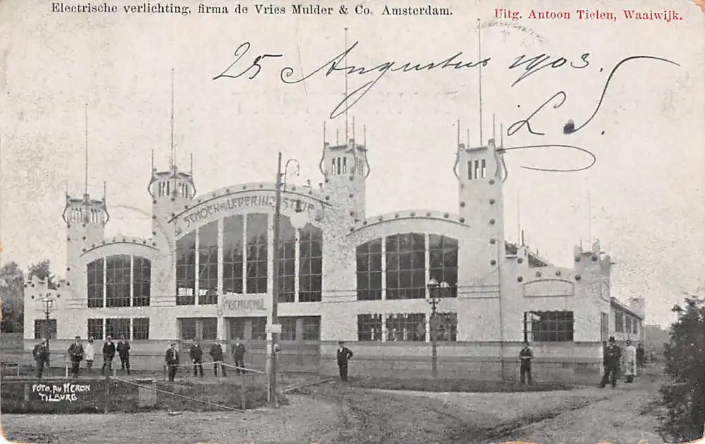 Tani Waalwijk Tentoonstelling Schoen- en Leder-industrie 1903 Machinehal HC46922