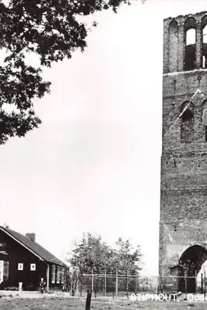 Bezpieczna płatność Stiphout Oude toren met blokhut 1969 Helmond Brabant HC46591