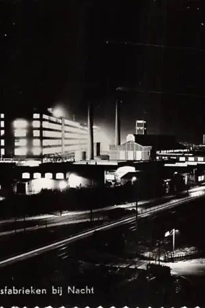 Eindhoven Philips Fabrieken bij nacht HC45798 Tylko dziś