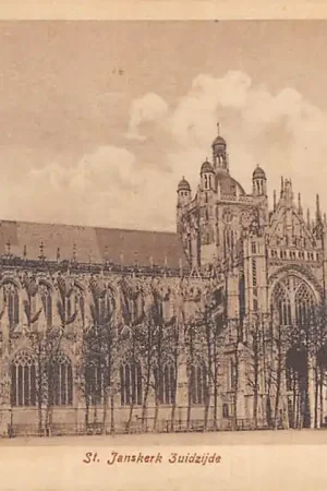 Rabat 's-Hertogenbosch St. Janskerk Zuidzijde 1920 HC21407