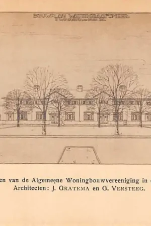 Najlepsza cena Watergraafsmeer Arbeiderswoningen van de Algemeene Woningbouwvereeniging Architecten J. Gratema en G. Versteeg Amsterdam HC61218