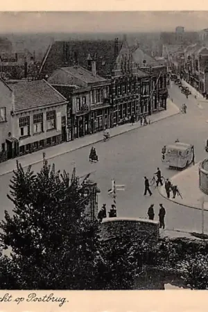 Wyprzedaż Den Helder Gezicht op Postbrug 1937 HC59599
