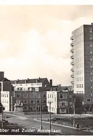 Amsterdam Wolkenkrabber met Zuider Amstellaan 1933 HC55557 Premium