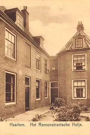 Autentyczny Haarlem Het Remonstrantsche Hofje HC52067