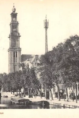 Zamów teraz Amsterdam Prinsengracht Westertoren 1927 HC52122