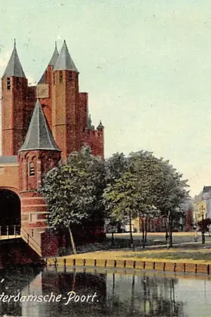 Autentyczny Haarlem Amsterdamsche Poort 1906 HC51885