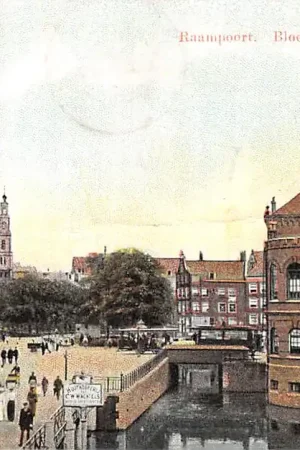 Amsterdam Raampoort Bloemgracht 1910 HC51732 Nowość