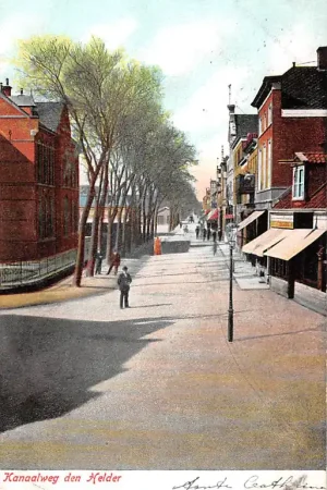 Oryginalny Den Helder Kanaalweg 1906 HC51607