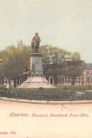 Popularny Haarlem Florapark Standbeeld Frans Hals 1904 HC49522