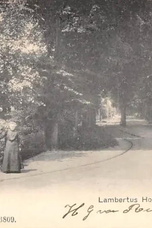 Premium Bussum Lambertus Hortensiuslaan 1906 Tramspoor Nauta 3809 HC49189