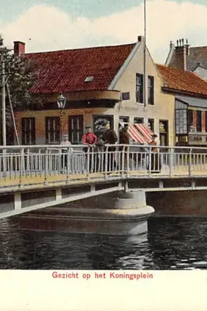 Den Helder Gezicht op het Koningsplein 1913 HC49099 Darmowa dostawa