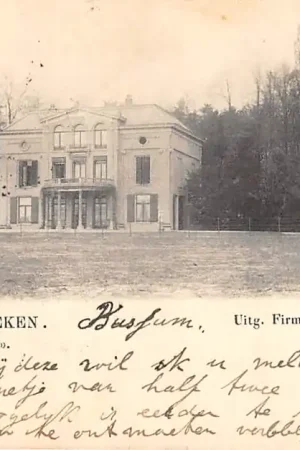 Tylko dziś Bussum's Omstreken Huize Larenberg Bussum 1903 HC47346