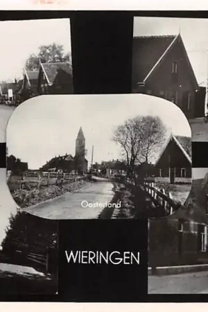 Wieringen Hippolytushoef Belt Parklaan Oosterland Kerkplein 1951 Wieringermeer HC46179 Oryginalny
