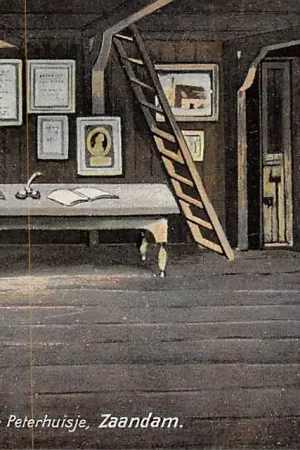 Zaandam Binnenkamer Czaar Peterhuisje 1910 HC45896 Ostatnia szansa
