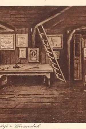 Zaandam Czaar Peterhuisje Woonvertrek 1928 HC43582 Ekspresowa dostawa