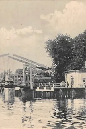 Weesp Lange Vechtbrug 1910 HC43854 Oryginalny