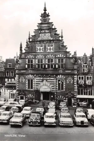 Wysoka jakość Haarlem Vishal met auto's 1968 HC42882