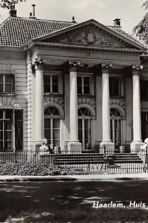 Haarlem Huis met de witte beelden 1955 HC35840 Nowość