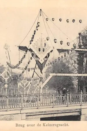 Darmowa dostawa Amsterdam Brug over de Keizersgracht De Versiering HC32372