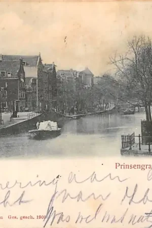 Amsterdam Prinsengracht bij het Molenpad 1900 HC29937 Bezpieczna płatność