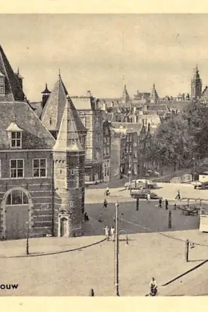 Tylko dziś Amsterdam Waaggebouw Nieuwmarkt 1955 HC29570