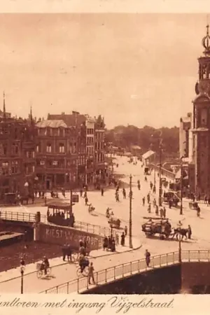Bezpieczna płatność Amsterdam Munttoren met ingang Vijzelstraat HC29098