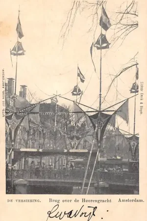 Kup teraz Amsterdam Brug over de Heerengracht De Versiering HC27228