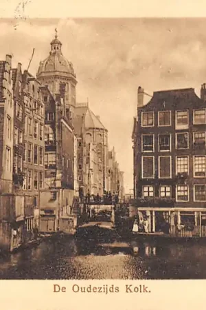 Zwrot pieniędzy Amsterdam De Oudezijds Kolk 1909 HC20994
